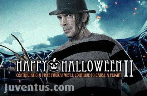 Photo : La Juve célèbre Halloween