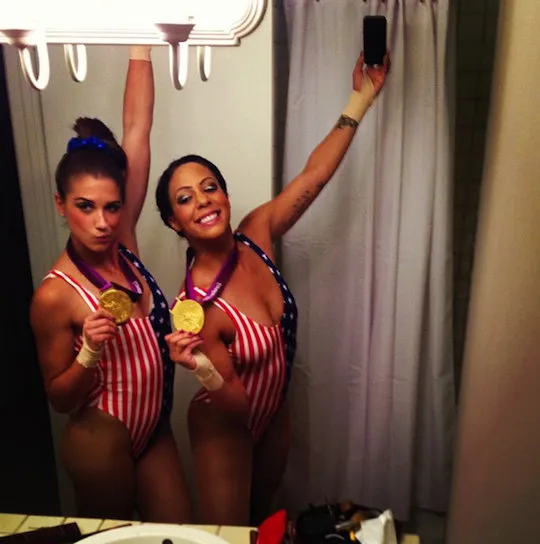 Photo : Deux jolies championnes !