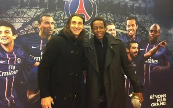 Photo : Zlatan et Monfils au Parc