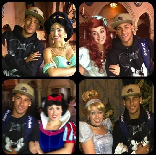 Photo : Neymar chez Mickey !