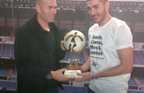 Photo : Benzema et Zizou