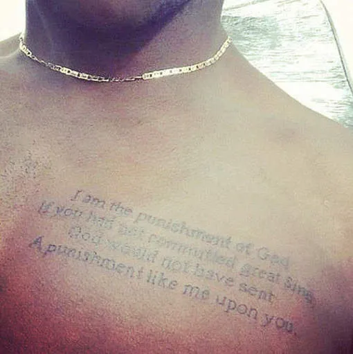Photo : le tatoo de Balotelli