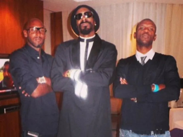 Photo : Snoop avec Anelka et Abidal