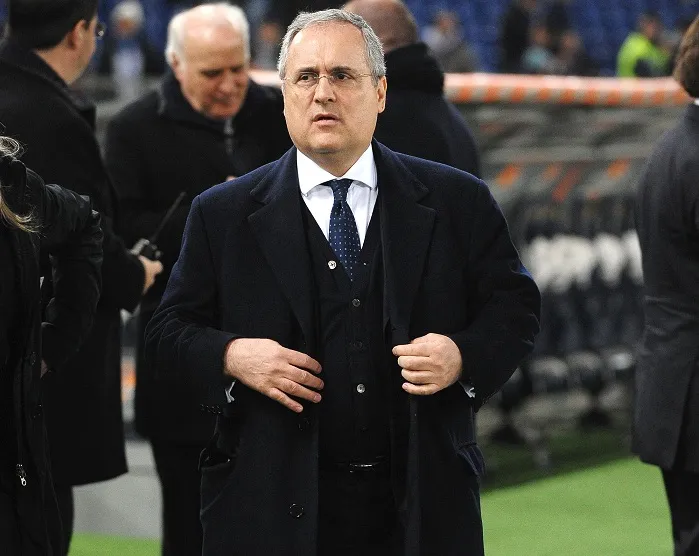 Lotito : «<span style="font-size:50%">&nbsp;</span>La Lazio n&rsquo;est pas raciste<span style="font-size:50%">&nbsp;</span>»