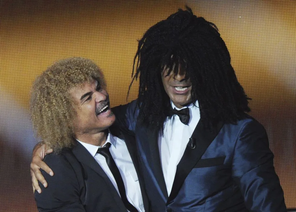 Photo: Valderrama et Gullit se marrent