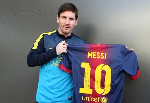 Photo : le cadeau de Messi