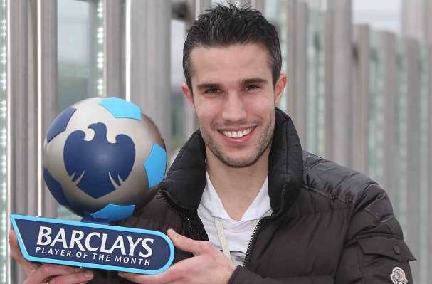 Photo: RVP, joueur du mois