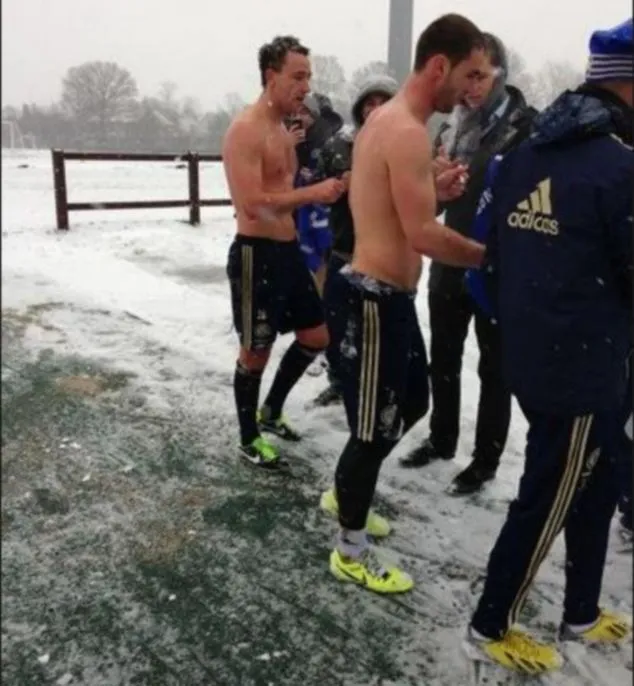 Photo : Chelsea ne connaît pas le froid
