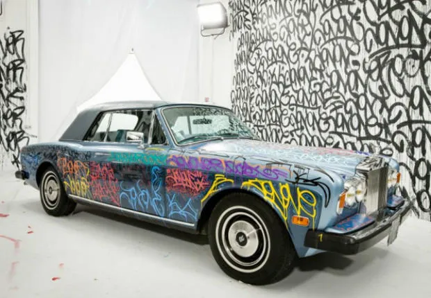 Photo : La Rolls Royce de Cantona