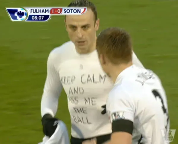 Photo: Berbatov a un message