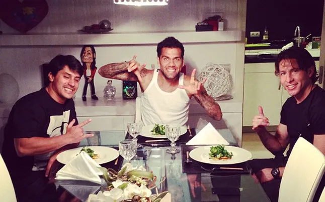 Photo : Alves et Maxwell, les retrouvailles