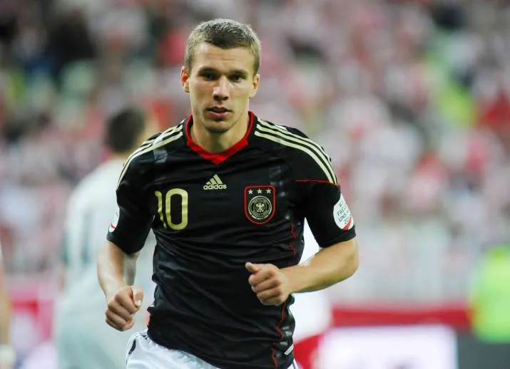 Lukas Podolski, «<span style="font-size:50%"> </span>prince<span style="font-size:50%"> </span>» d’Angleterre