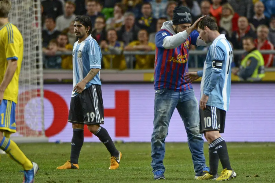 Photo: Il voulait toucher Messi