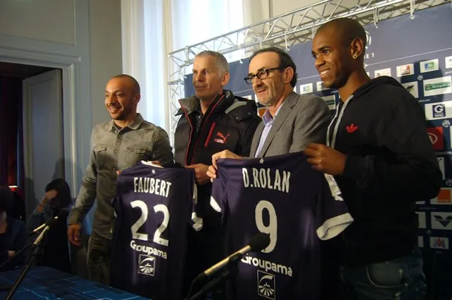 Photo : Rolan et Faubert présentés