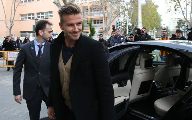 Photo: Beckham à Valence