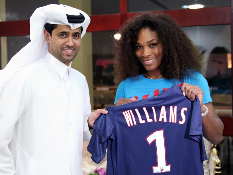 Photo: Serena a un maillot PSG
