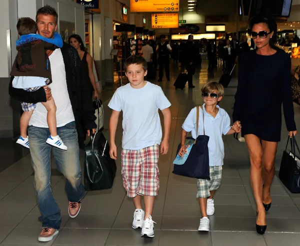 La famille Beckham au complet