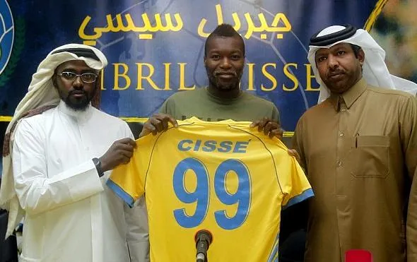 Photo : Cissé et son nouveau maillot