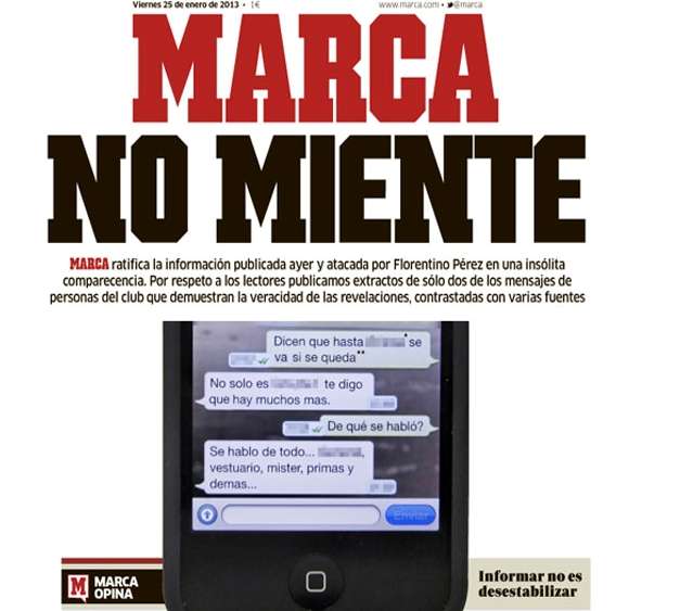Photo: Marca sort les preuves