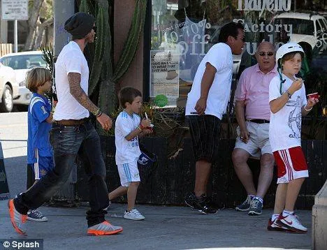 Photo : Le fils Beckham aime l&rsquo;OM