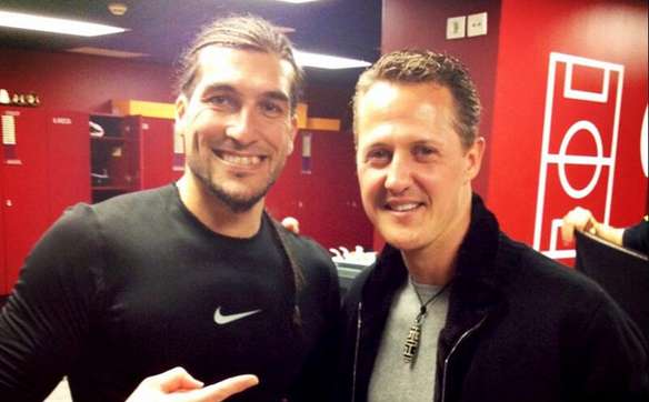 Photo: Pinto rencontre Schumacher