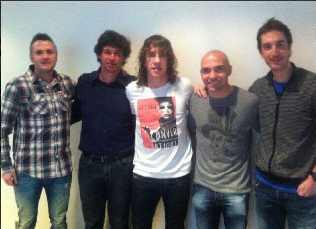 Photo: Puyol et ses potes