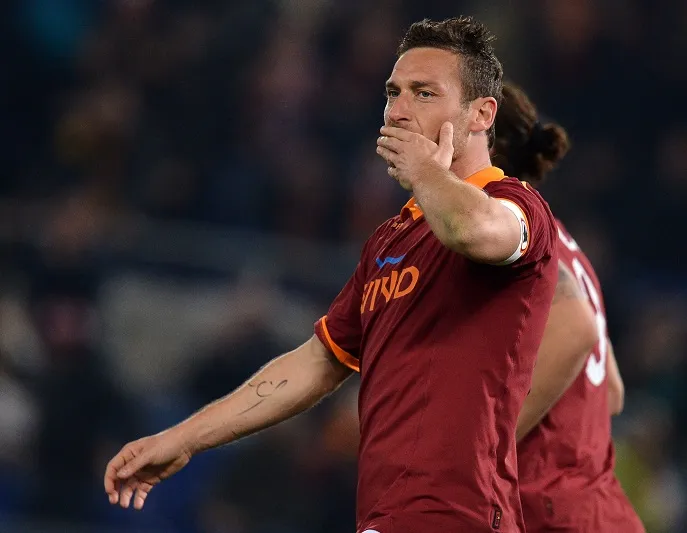 Totti et le pape François