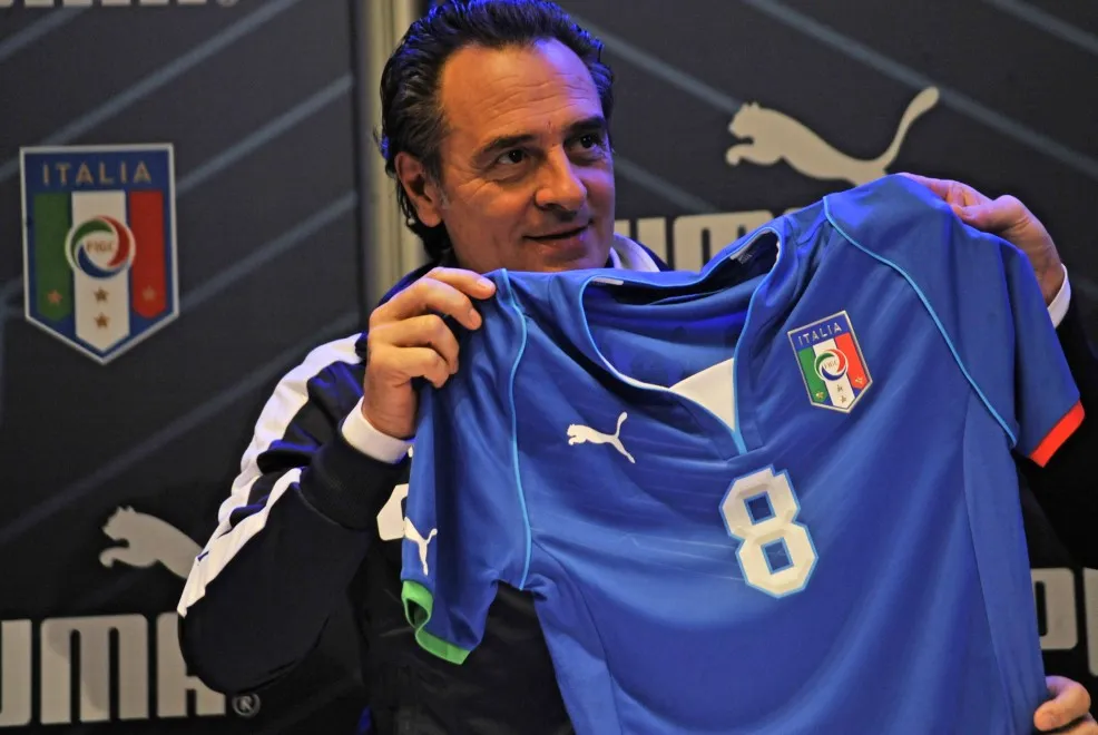 Photo : Le maillot de l&rsquo;Italie pour 2013