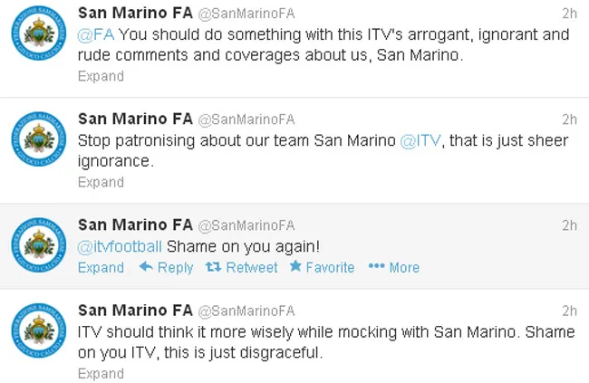 Photo : Saint-Marin et l&rsquo;humour anglais