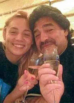 Photo: Maradona en belle compagnie