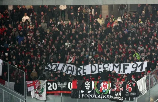 Photo: Les Niçois solidaires des Stéphanois