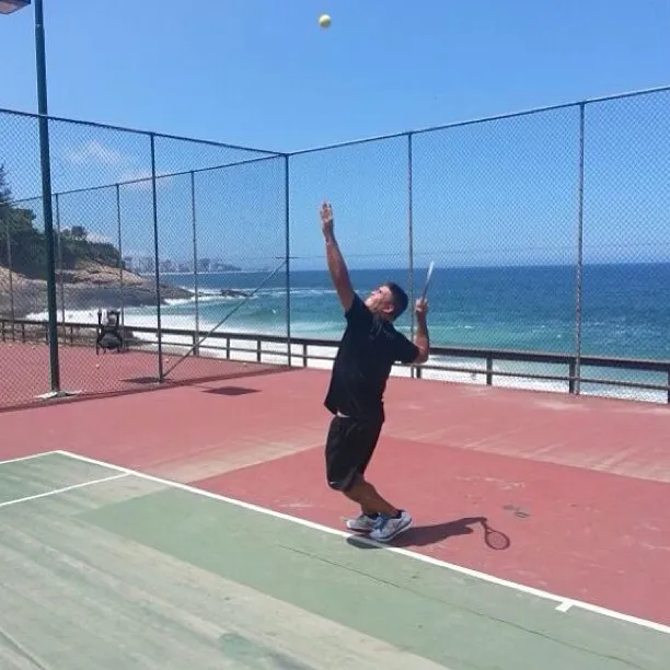 Photo : Ronaldo le tennisman