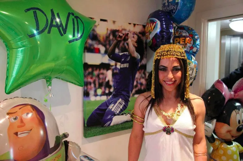 Photo : Cléopâtre à l&rsquo;anniversaire de David Luiz