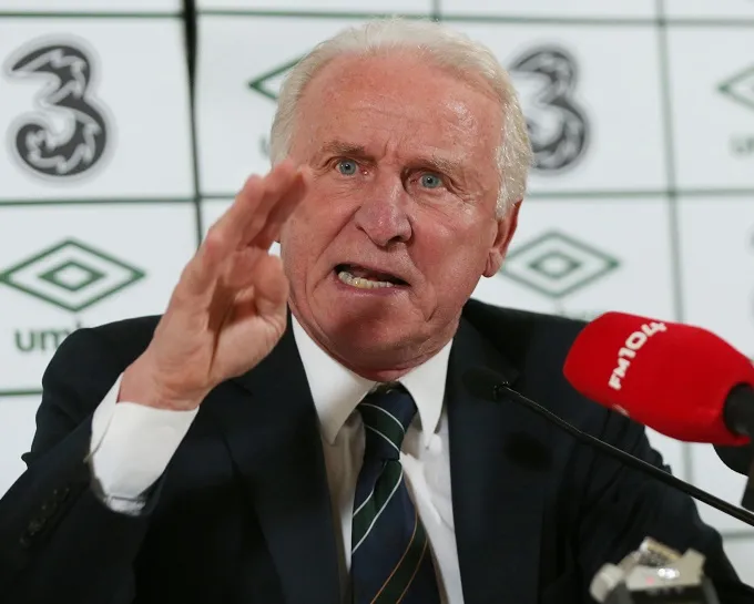 McCarthy et le poing de Trapattoni