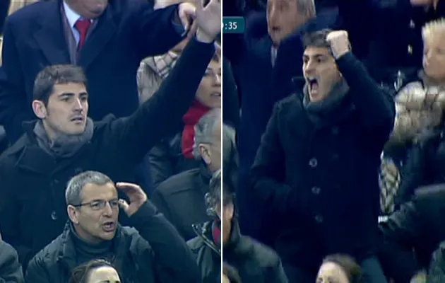 Photos: Casillas le supporter