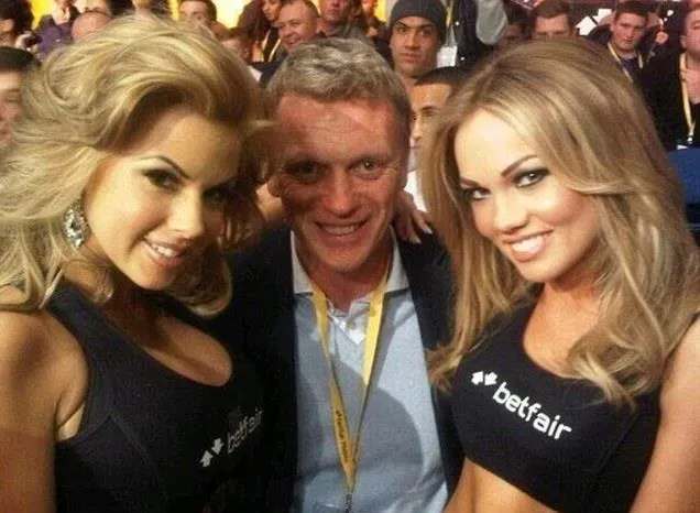 Photo: David Moyes en bonne compagnie
