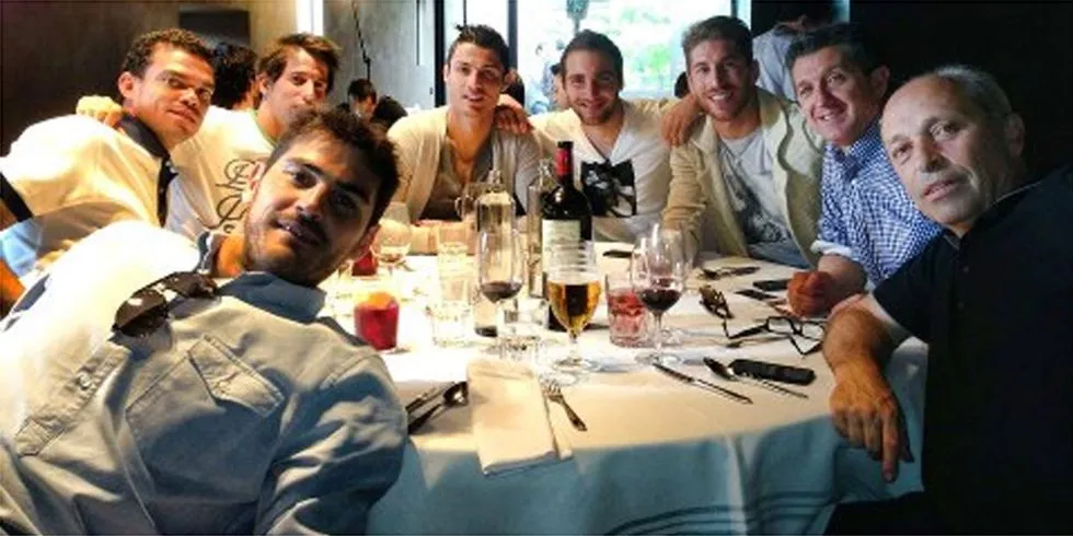 Photo : le repas de classe du Real