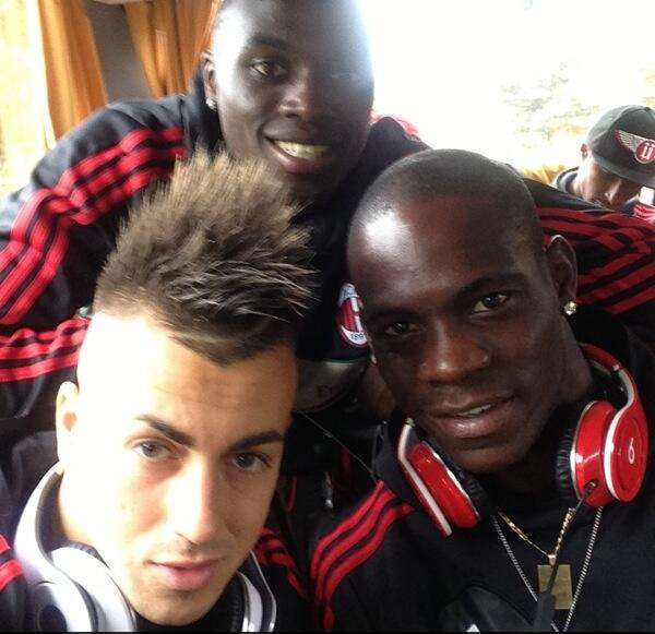 Photo : Balotelli affiche Niang