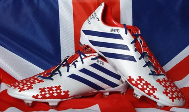 Photo : Les crampons de Beckham
