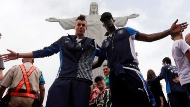 Photo : Mario, Stephan et Jésus