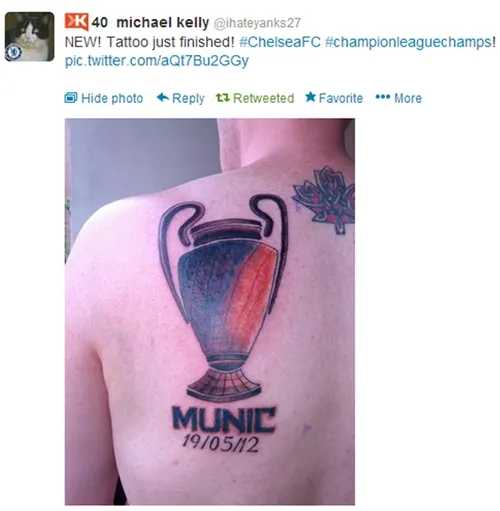 Photo : il foire son tatouage