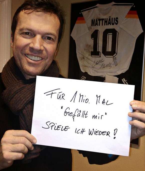 Photo : Matthäus veut ressortir les crampons