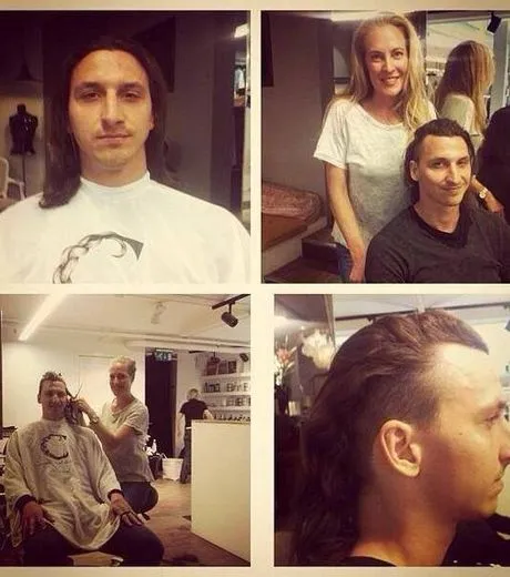 Photo : Zlatan chez le coiffeur