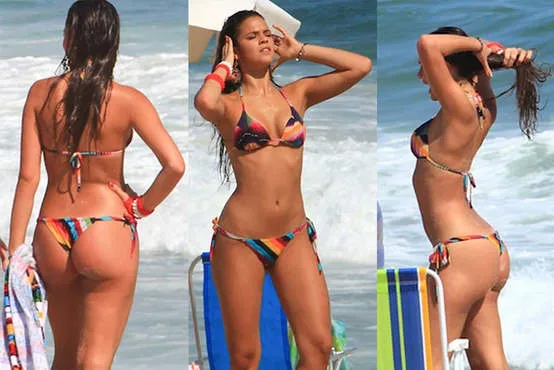 Photo : Mme Neymar bronze