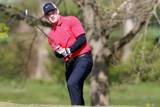 Photo : Rooney le golfeur