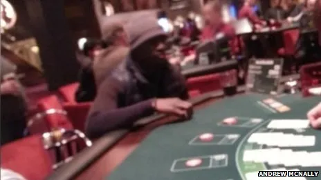 Photo : Papiss Cissé au casino