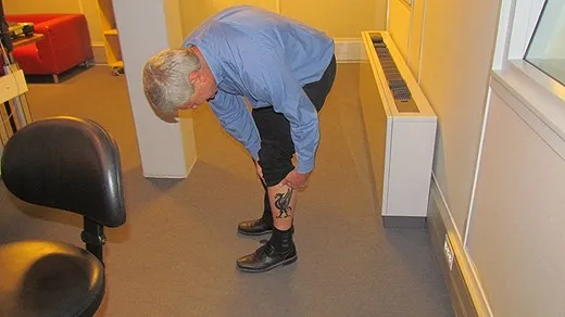 Photo : politique et fan des Reds