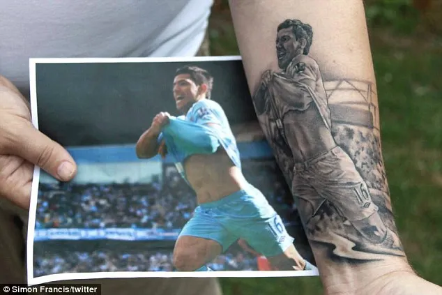 Photo : Agüero dans la peau