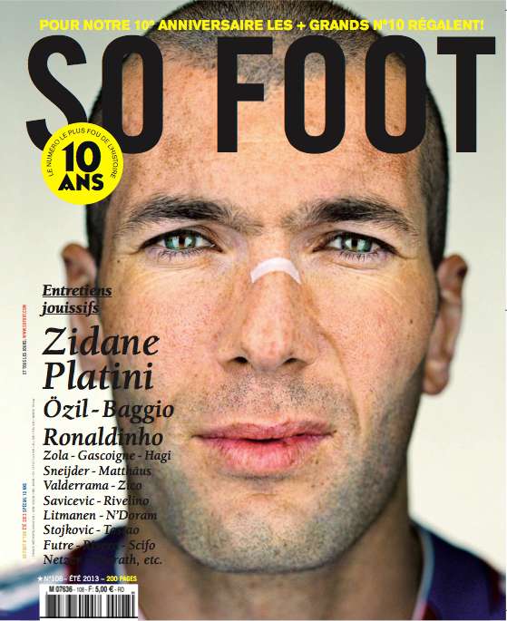 SO FOOT – #108 – ZINEDINE ZIDANE