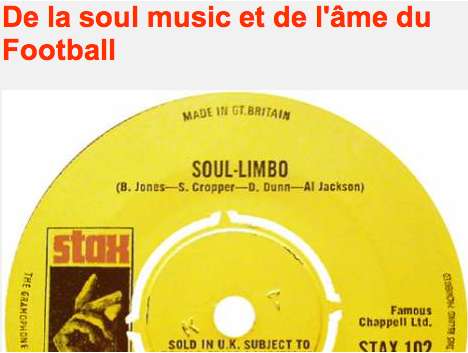 Blog : Soul Music et Foot